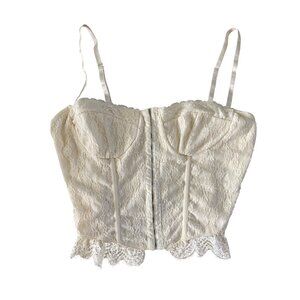 Altar'd State Intimates lace corset top NEW